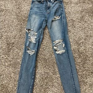 American Eagle Outfitters Skinny Jeans Distressed